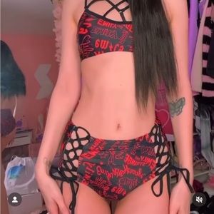 Emily the strange swimsuit set S